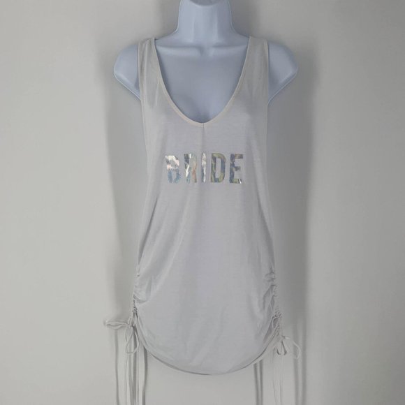 Xhilaration Other - Xhilaration NWT Women's White Bride Swim Suit Cover Up Ruched Tie Side Dress XL